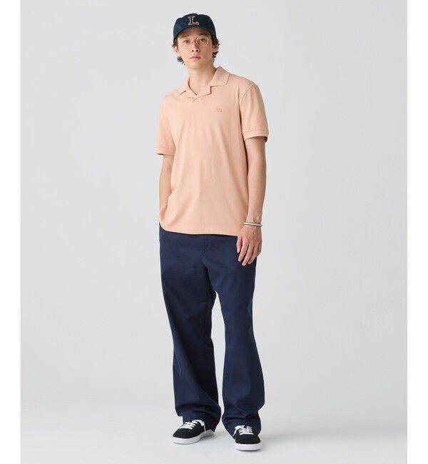 LACOSTE「オープンカラーポロシャツ」|ポロシャツ|