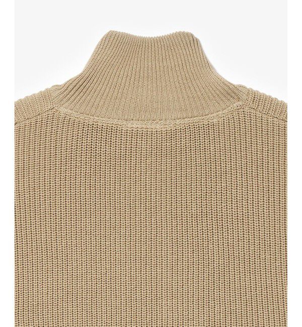 LACOSTE「ジップアップローゲージニットブルゾン」|カーディガン|