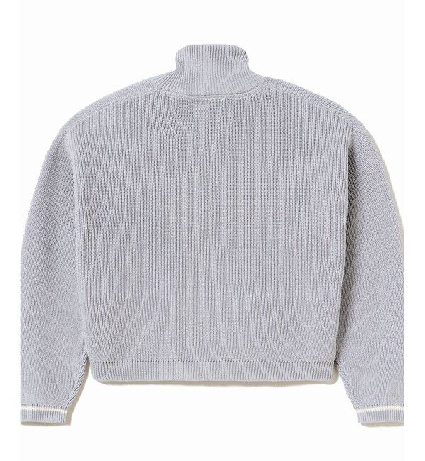 LACOSTE「ジップアップローゲージニットブルゾン」|カーディガン|