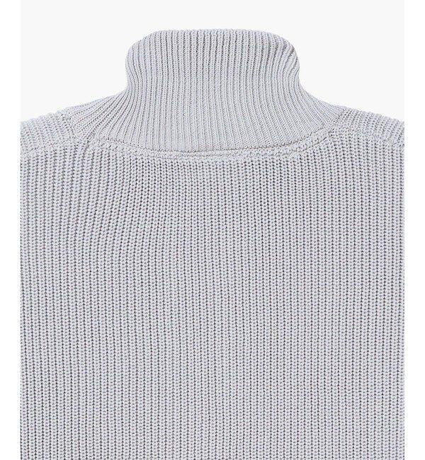 LACOSTE「ジップアップローゲージニットブルゾン」|カーディガン|