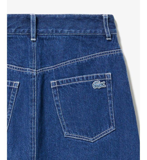 LACOSTE「プレーンデニムマキシ丈スカート」|スカート|