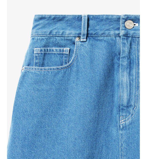 LACOSTE「プレーンデニムマキシ丈スカート」|スカート|