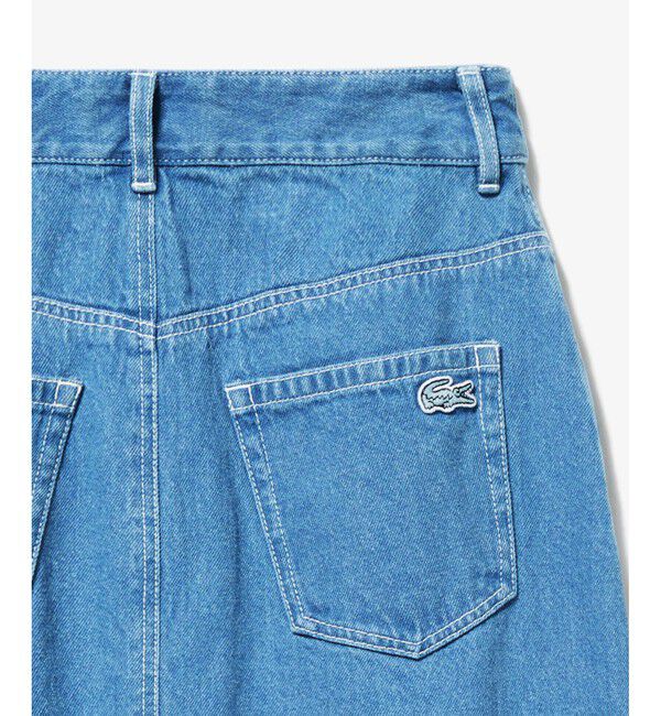 LACOSTE「プレーンデニムマキシ丈スカート」|スカート|