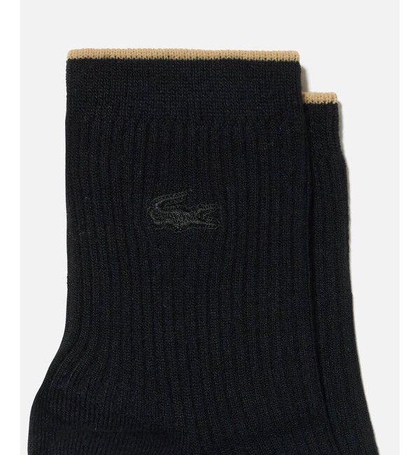 LACOSTE「レーヨン＆シルク混ショートソックス」|ソックス|