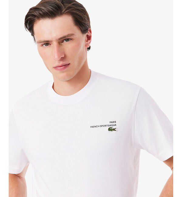 LACOSTE「オーディエンスバックプリントTシャツ」|Tシャツ・カットソー|