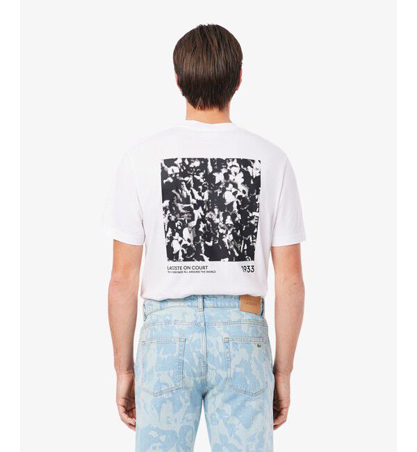 LACOSTE「オーディエンスバックプリントTシャツ」|Tシャツ・カットソー|