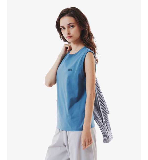 LACOSTE「ノースリーブTシャツ」|Tシャツ・カットソー|