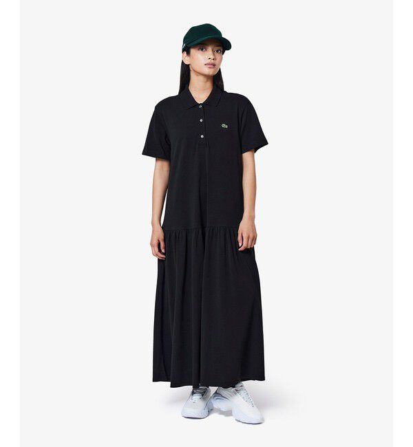 LACOSTE「ローウエストポロドレス マキシ丈ワンピース」|ワンピース|