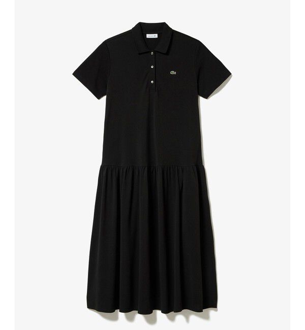 LACOSTE「ローウエストポロドレス マキシ丈ワンピース」|ワンピース|