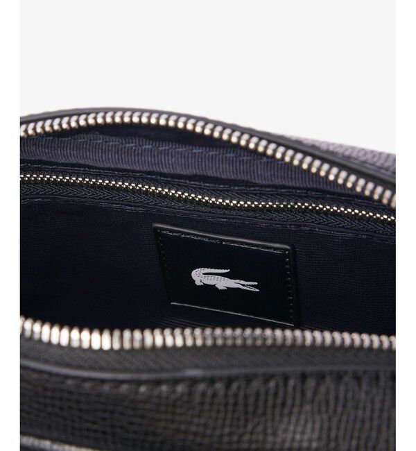 LACOSTE「オシアン レザーレポーターバッグ」|ショルダー・メッセンジャー|