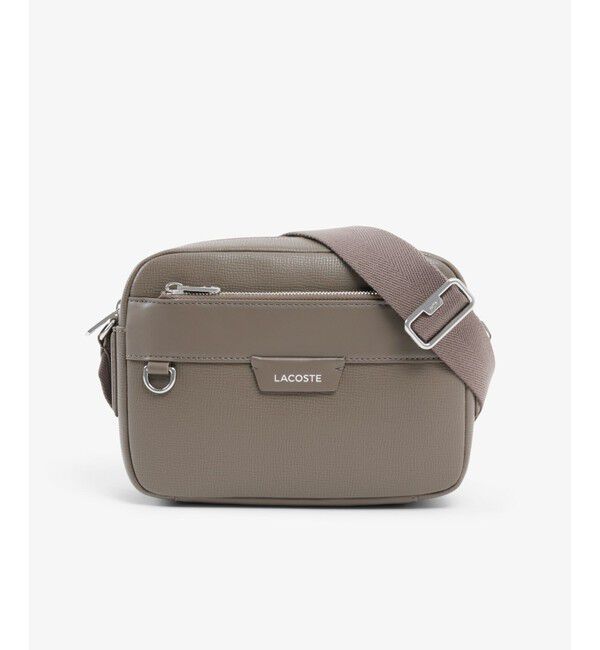 LACOSTE「オシアン レザーレポーターバッグ」|ショルダー・メッセンジャー|