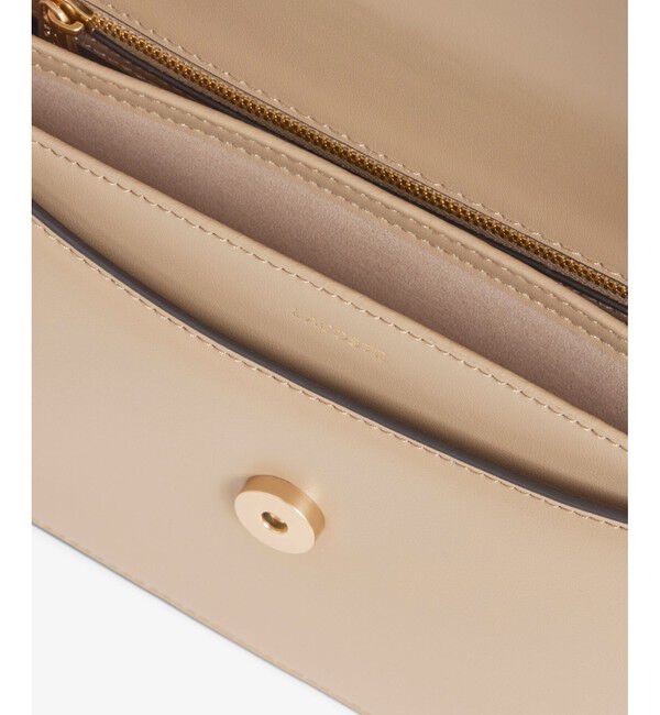 LACOSTE「テニスブリス レザーミディアムショルダーバッグ ダブルストラップ 2WAY」|ハンドバッグ|