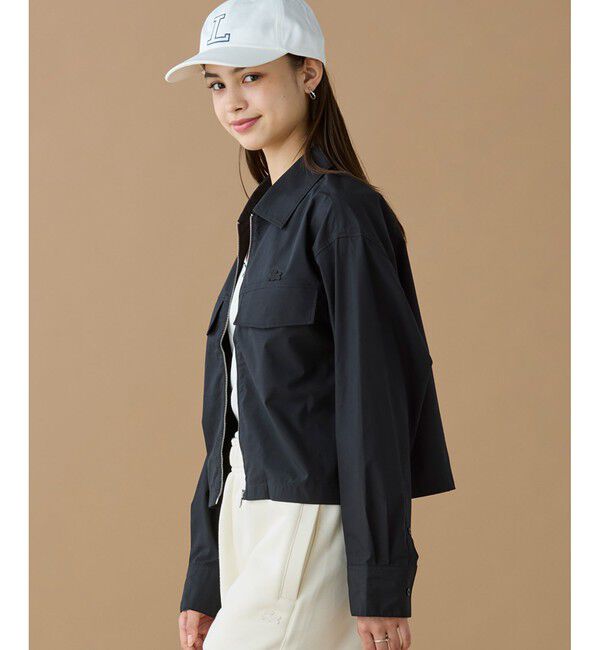 LACOSTE「ジップアップブルゾンシャツ」|シャツ・ブラウス|