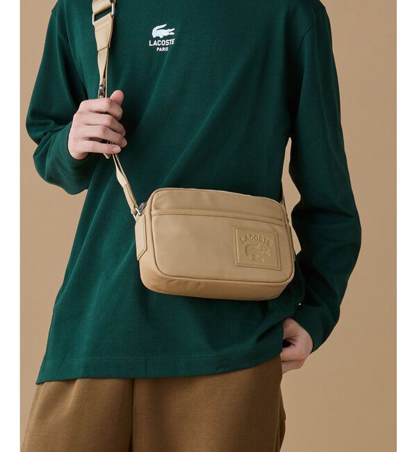 LACOSTE「ラコステクラシックス ナイロンミニレポーターバッグ」|ショルダー・メッセンジャー|