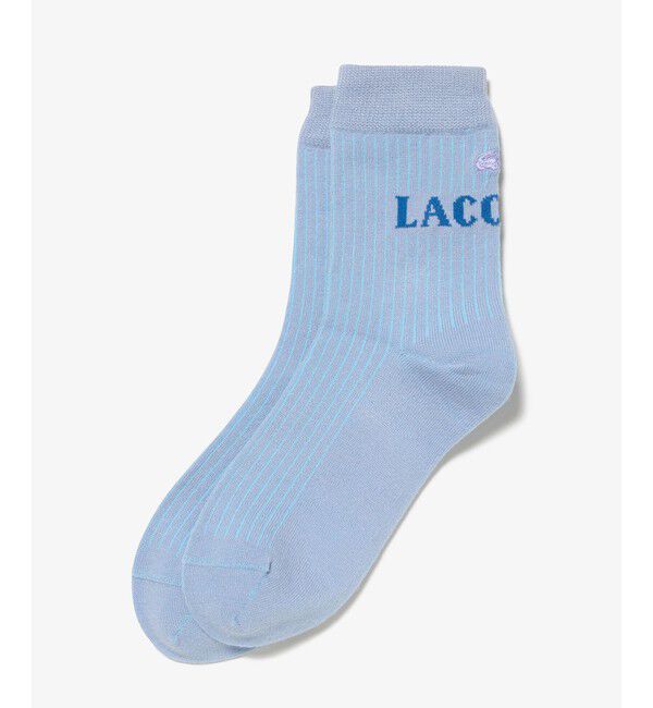 LACOSTE「バックロゴジャカードクルーソックス」|ソックス|