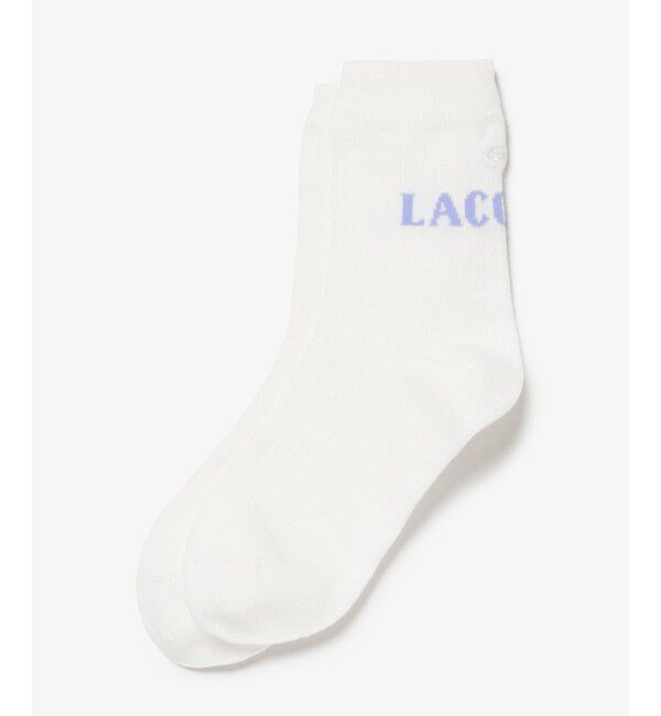 LACOSTE「バックロゴジャカードクルーソックス」|ソックス|