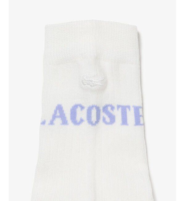 LACOSTE「バックロゴジャカードクルーソックス」|ソックス|