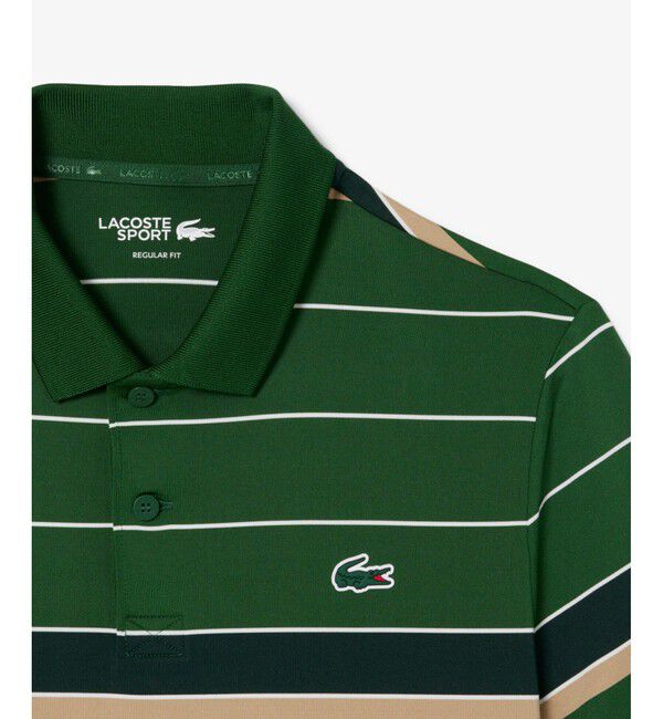 LACOSTE「ウルトラドライボーダーゴルフポロシャツ」|ポロシャツ|