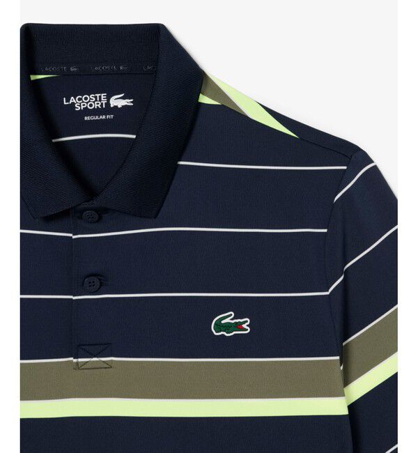 LACOSTE「ウルトラドライボーダーゴルフポロシャツ」|ポロシャツ|