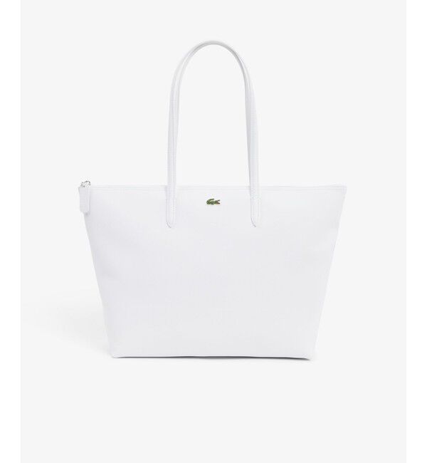 LACOSTE「L.12.12 プチピケ ラージ トートバッグ」|トートバッグ|ホワイト