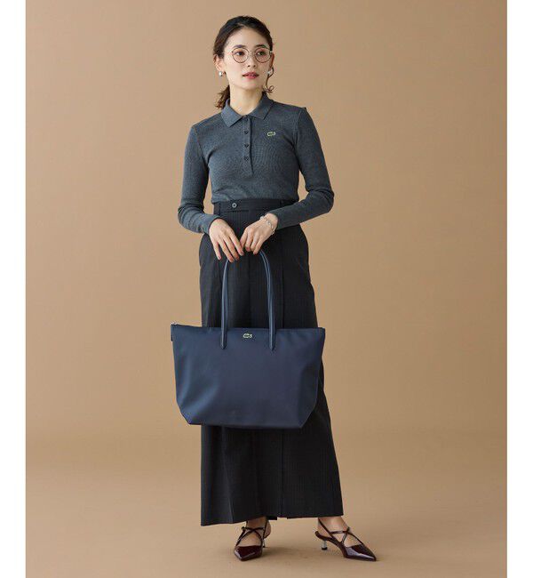 LACOSTE「L.12.12 プチピケ ラージ トートバッグ」|トートバッグ|
