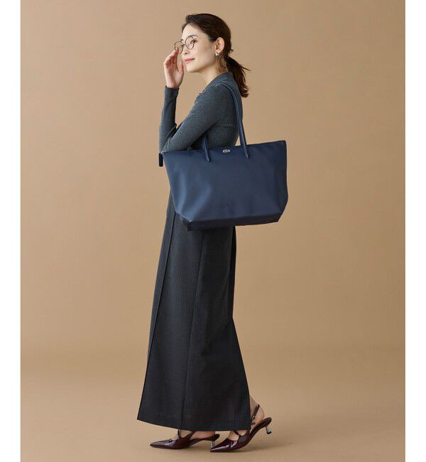 LACOSTE「L.12.12 プチピケ ラージ トートバッグ」|トートバッグ|
