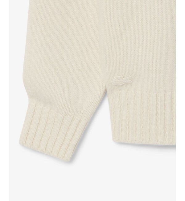 LACOSTE「ブランドネームロゴシャギーニッティングセーター」|ニット・セーター|