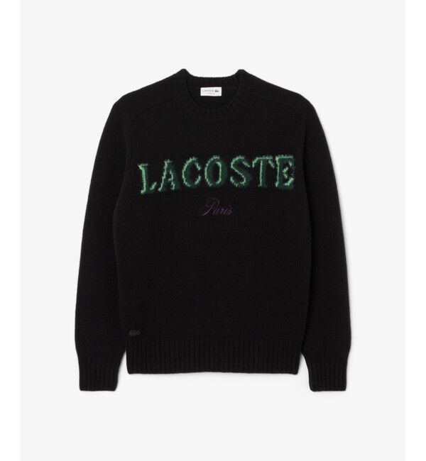 LACOSTE「ブランドネームロゴシャギーニッティングセーター」|ニット・セーター|