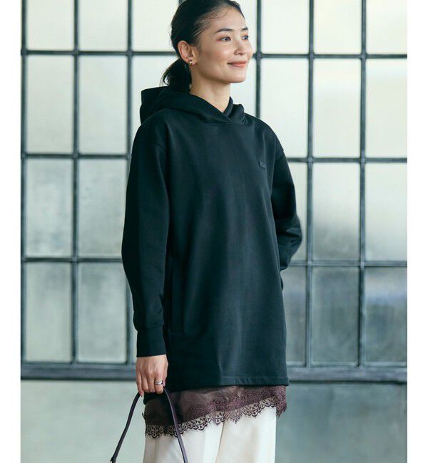 LACOSTE「裏パイルスウェットフーディー」|パーカー|
