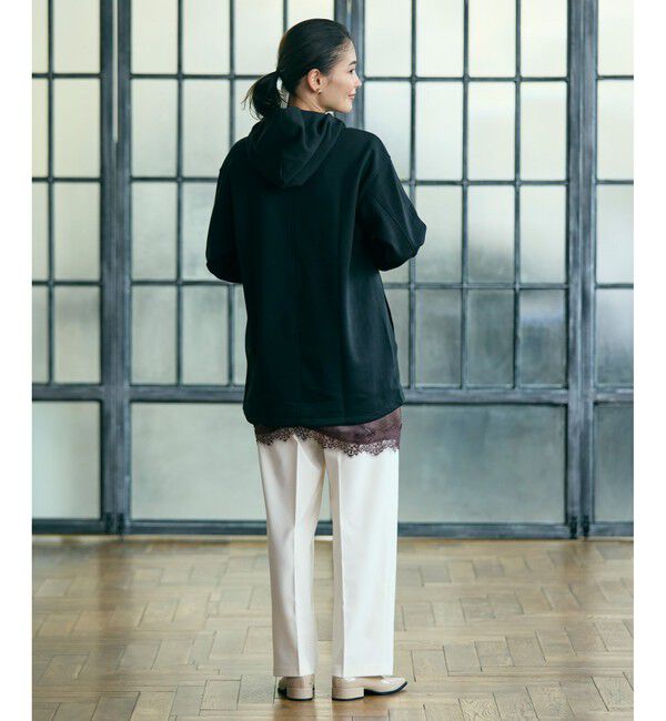 LACOSTE「裏パイルスウェットフーディー」|パーカー|