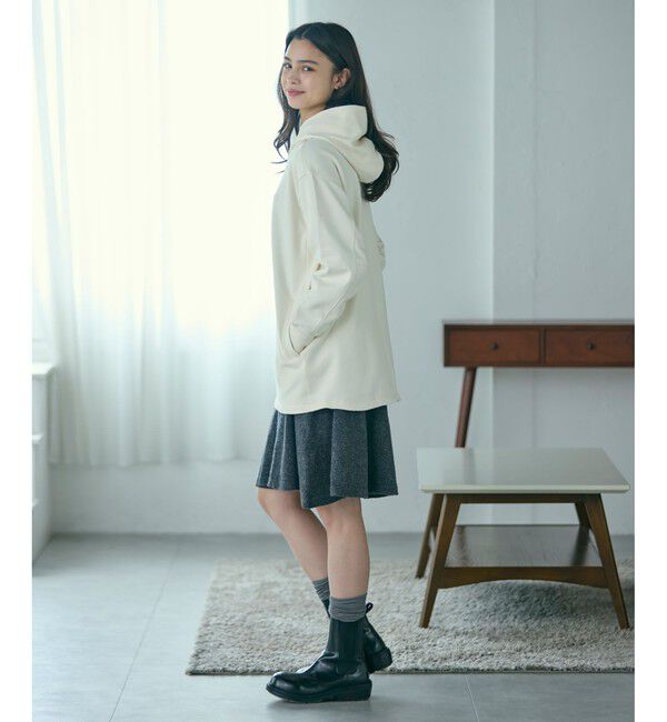 LACOSTE「裏パイルスウェットフーディー」|パーカー|