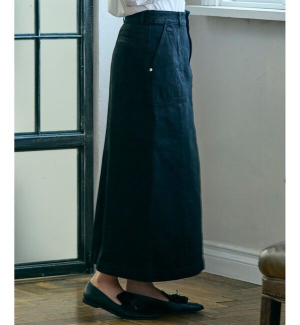 LACOSTE「ベイカーデニムスカート」|スカート|