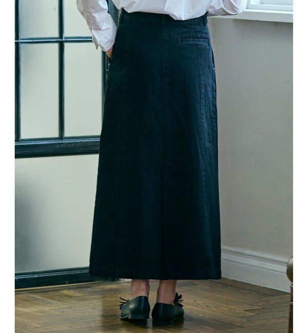 LACOSTE「ベイカーデニムスカート」|スカート|