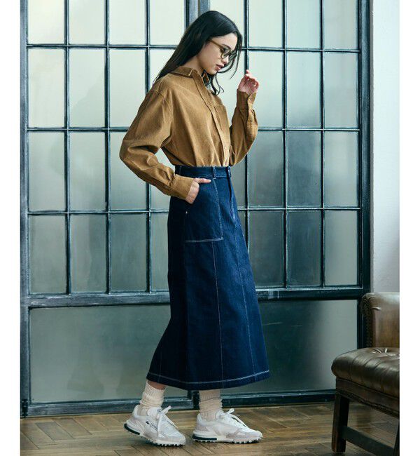 LACOSTE「ベイカーデニムスカート」|スカート|