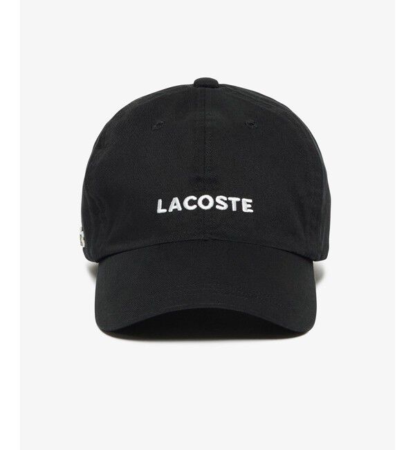 LACOSTE「ウォッシュドツイルローキャップ」|キャップ・キャスケット|