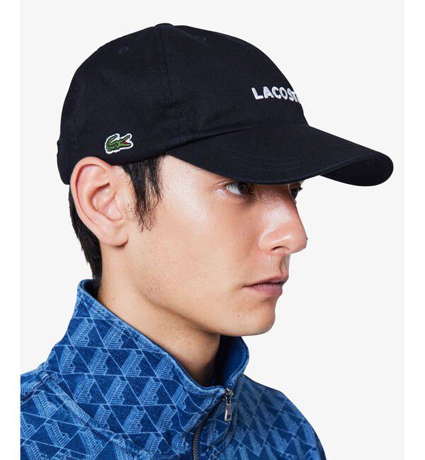 LACOSTE「ウォッシュドツイルローキャップ」|キャップ・キャスケット|