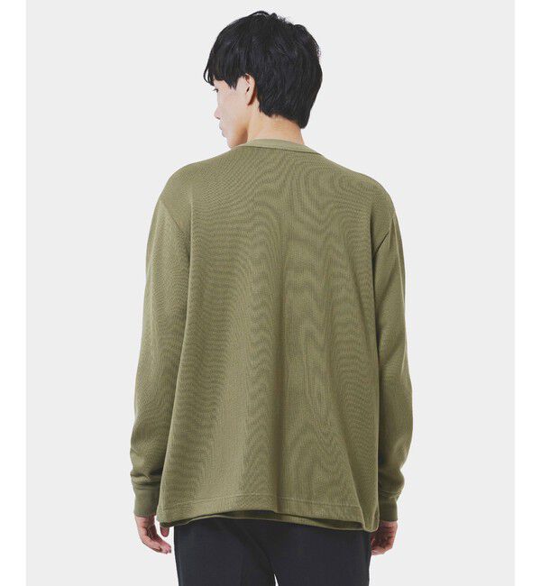 LACOSTE「ヘビーウェイトシングルジャージカーディガン」|カーディガン|