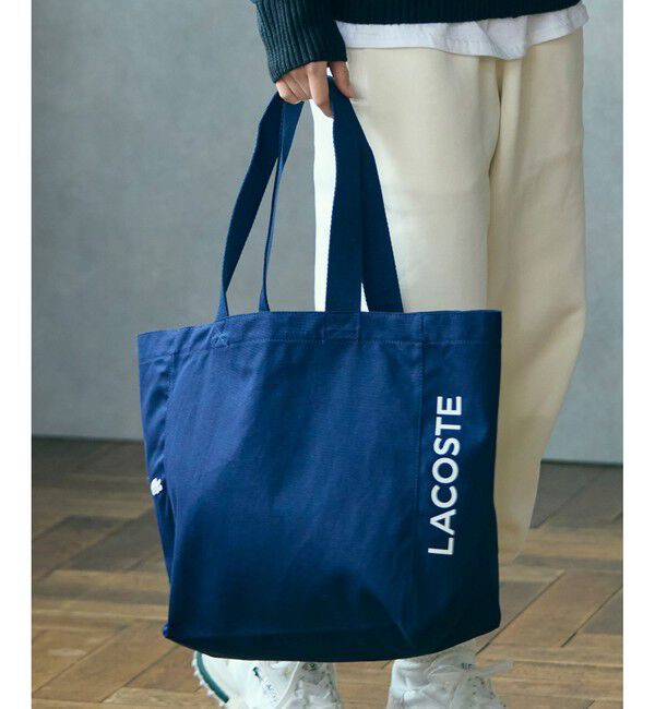 LACOSTE「コットンキャンバストートバッグ」|トートバッグ|