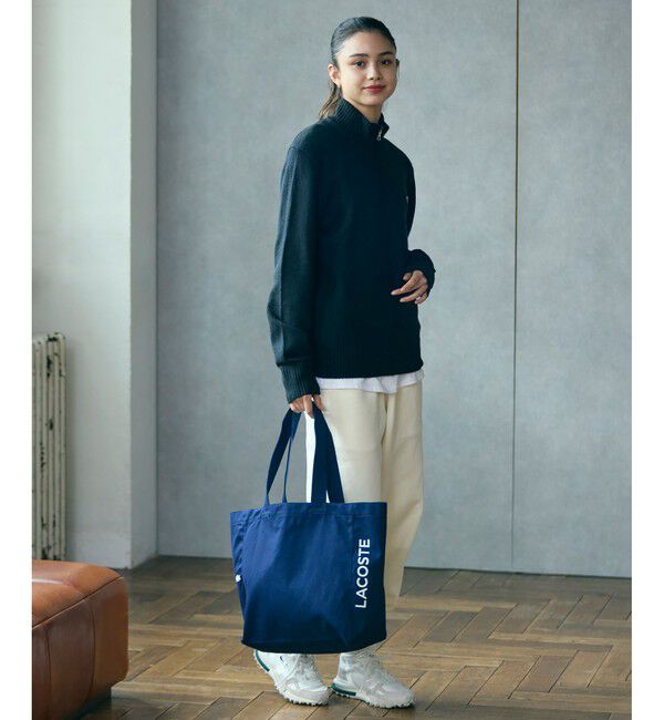 LACOSTE「コットンキャンバストートバッグ」|トートバッグ|