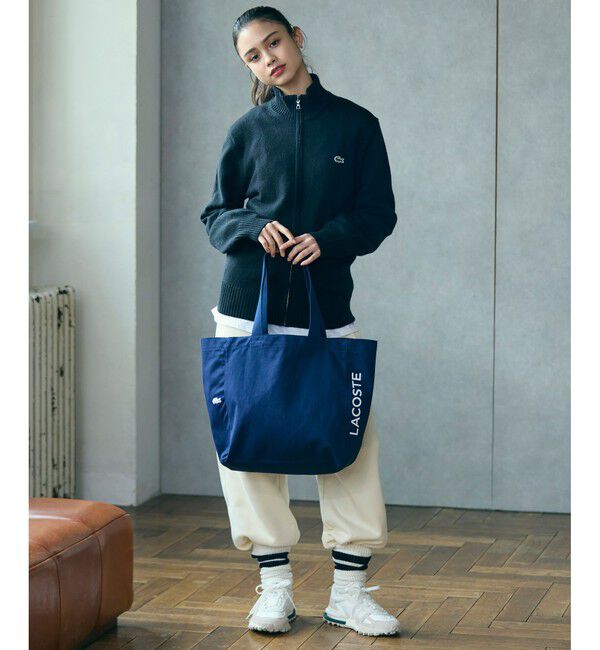 LACOSTE「コットンキャンバストートバッグ」|トートバッグ|