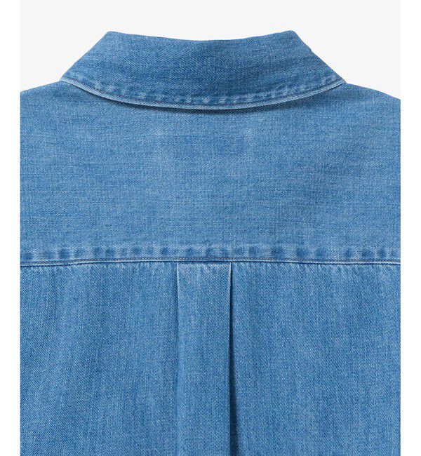 LACOSTE「デニムクロップドシャツ」|シャツ・ブラウス|