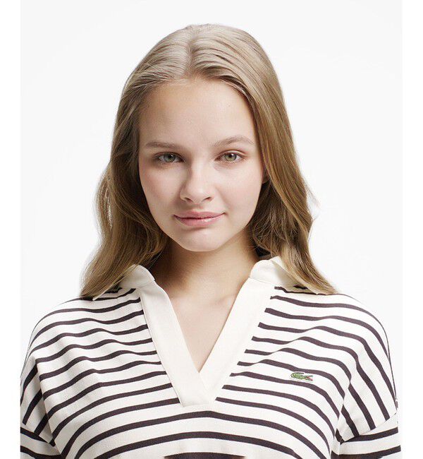 LACOSTE「スキッパーネックラガーシャツ」|ポロシャツ|