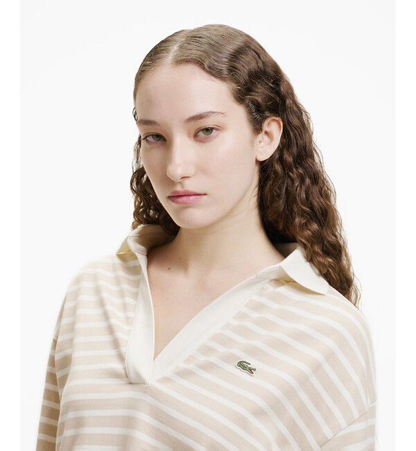 LACOSTE「スキッパーネックラガーシャツ」|ポロシャツ|