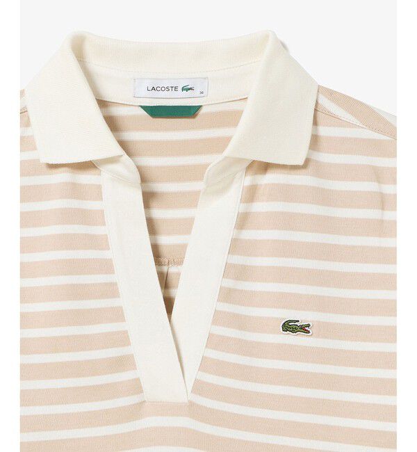 LACOSTE「スキッパーネックラガーシャツ」|ポロシャツ|