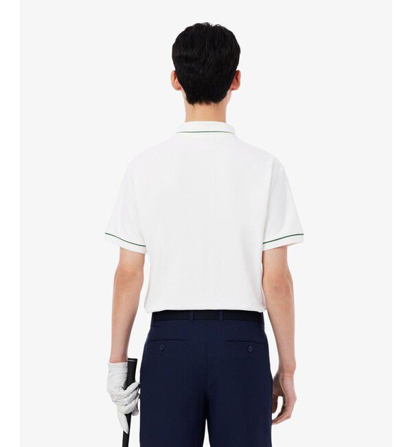 LACOSTE「サーモレギュレーション配色ラインポロシャツ」|ポロシャツ|