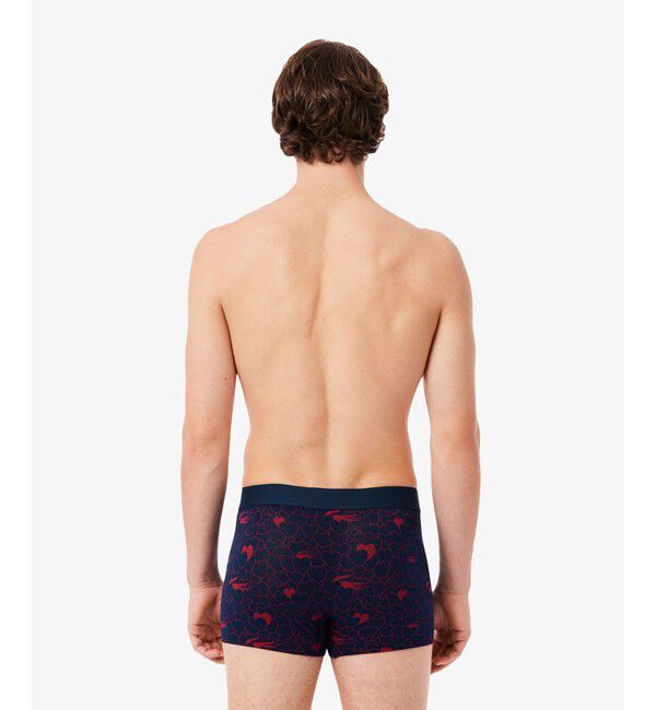 LACOSTE「バレンタインエディション ストレッチコットントランクショーツ 3P」|インナー|