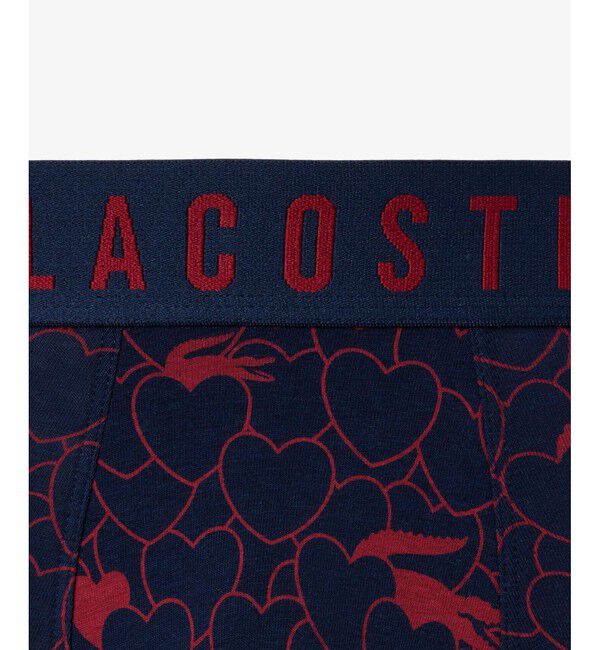 LACOSTE「バレンタインエディション ストレッチコットントランクショーツ 3P」|インナー|