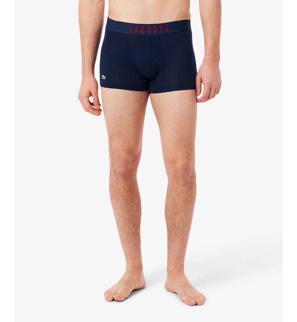LACOSTE「バレンタインエディション ストレッチコットントランクショーツ 3P」|インナー|