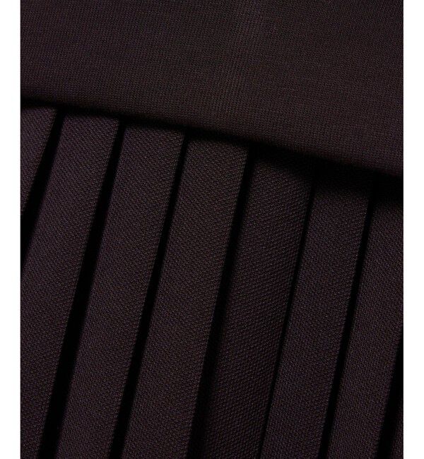 LACOSTE「プリーツスカート切り替えスウェットドレス」|ワンピース|