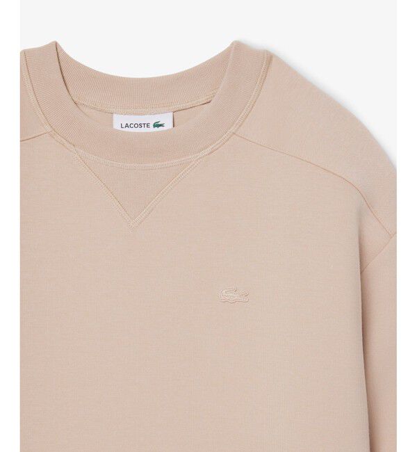 LACOSTE「プリーツスカート切り替えスウェットドレス」|ワンピース|